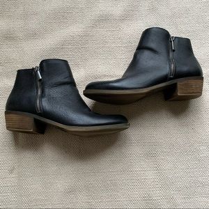 Kenzie Black Leather Boots